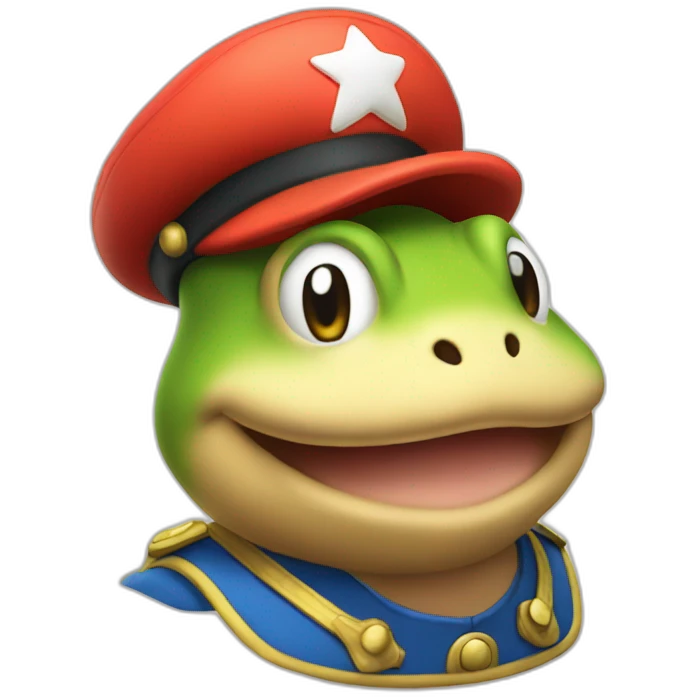 Toad captain Mario Nintendo emoji