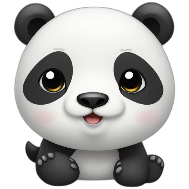 Cute panda emoji