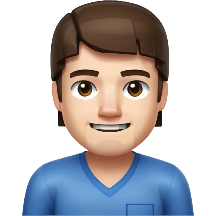 A minecraft character Steve which is doing mean 67 emoji