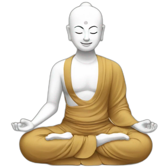Zen buddhist namaste emoji