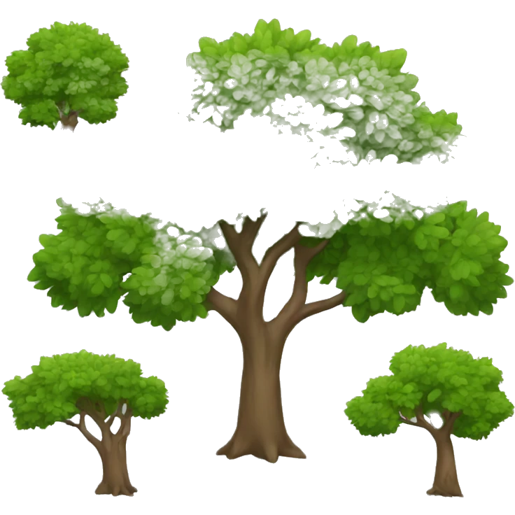 Most basic tree emoji