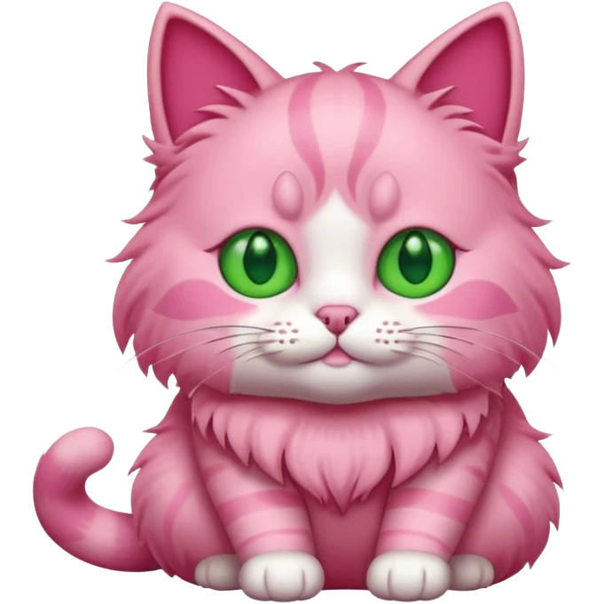 Pink cat emoji