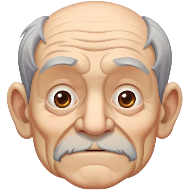 Ugly old man  emoji