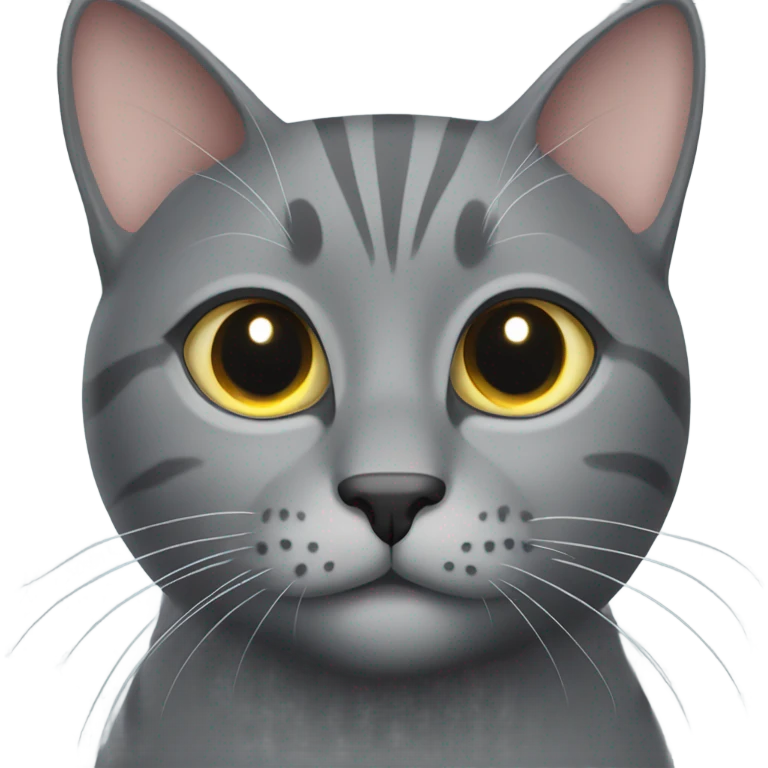 plain grey cat emoji