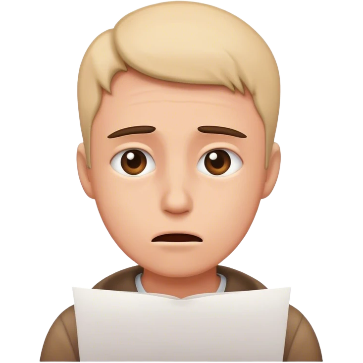 emotional crisis - i am a document emoji