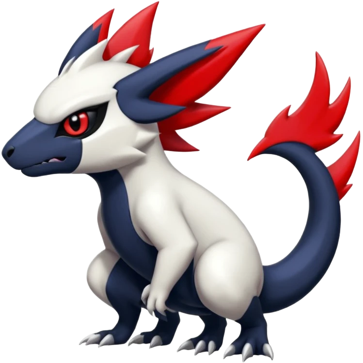 Zangoose-Salandit-Absol-fusion emoji