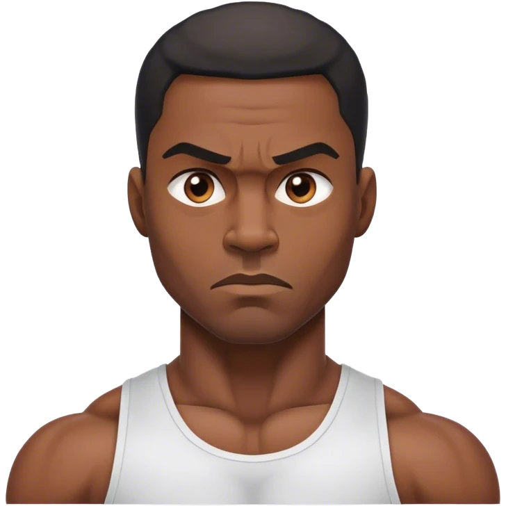 Black thug emoji