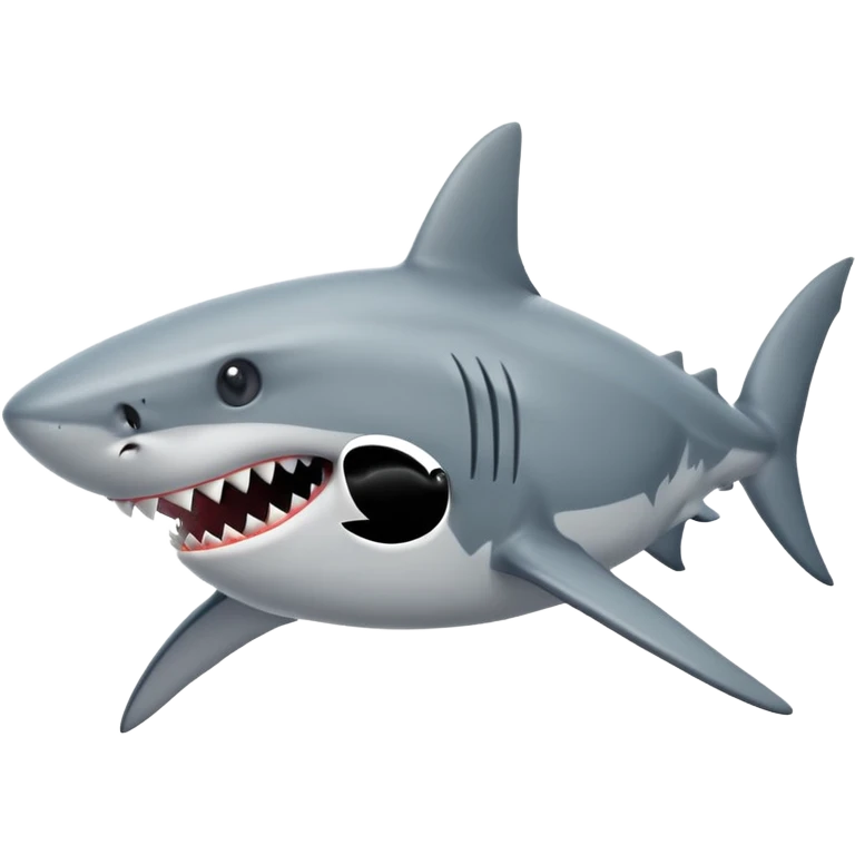 Shark attack emoji