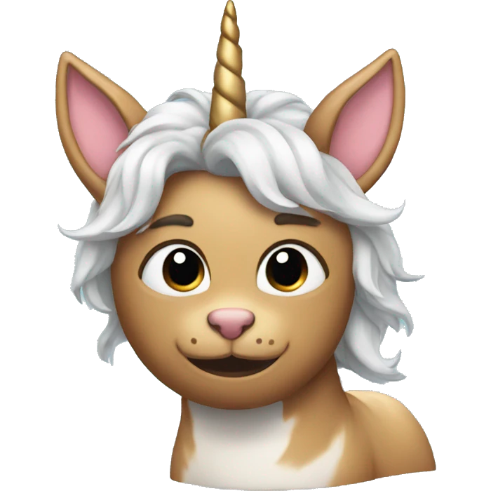 unicorn with cat ears emoji