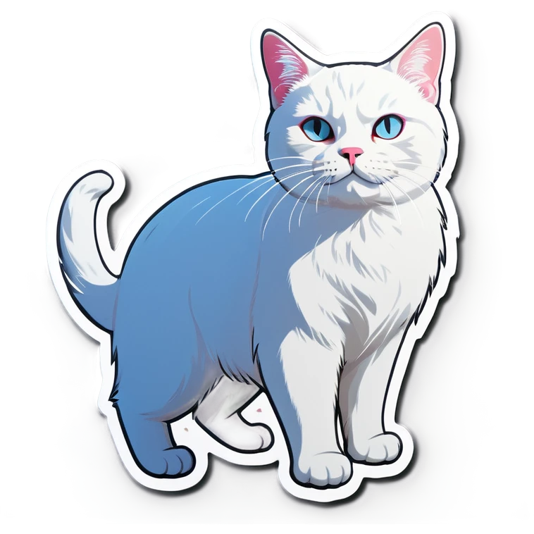 White cat emoji