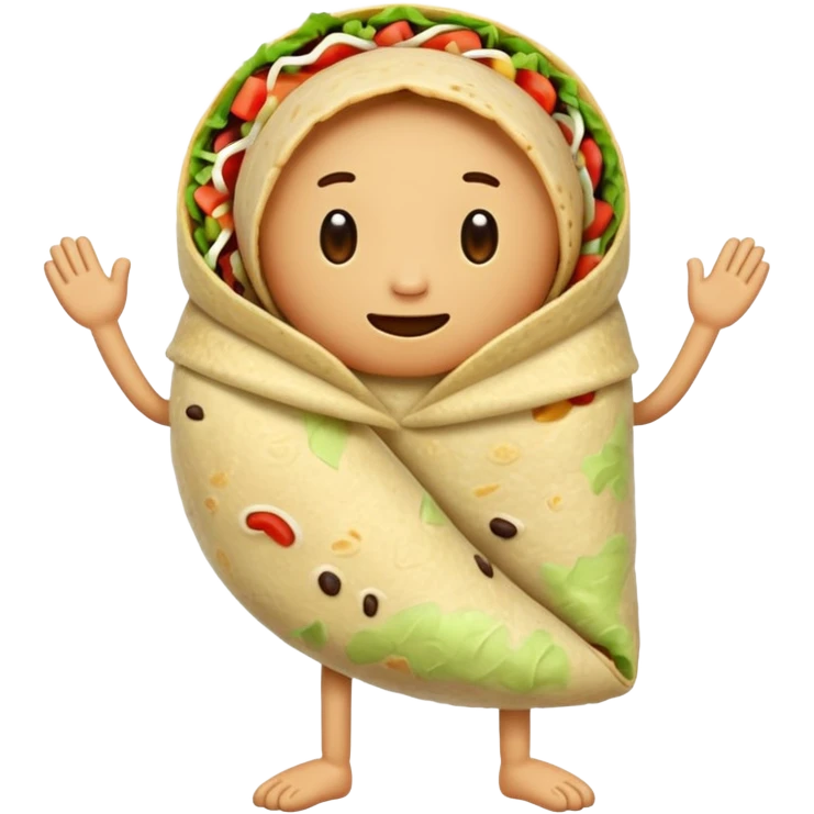 Make it a burrito with leggs emoji