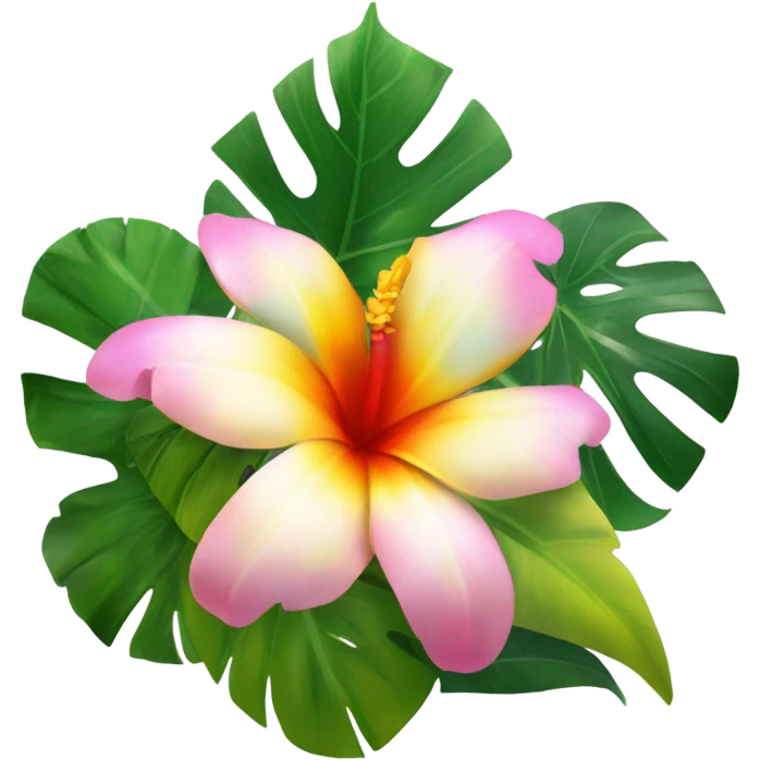 flores tropicales emoji