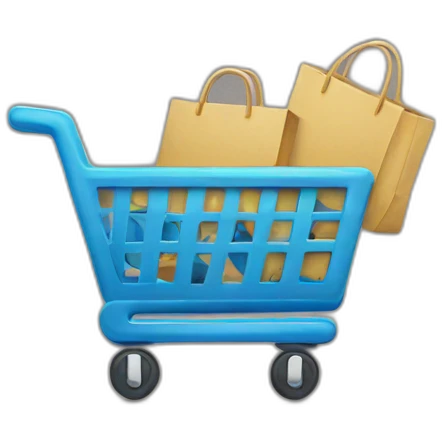 shopping cart emoji