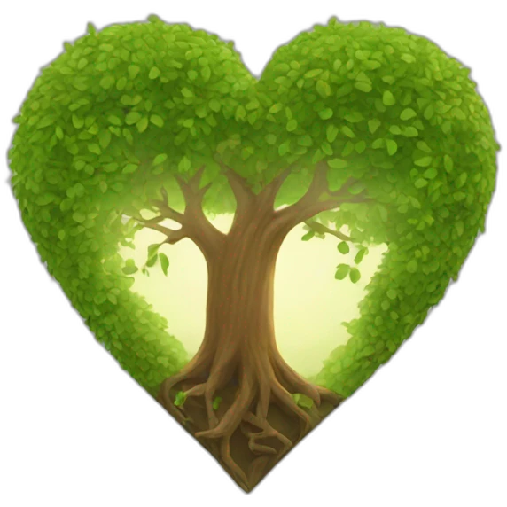 Nature heart emoji