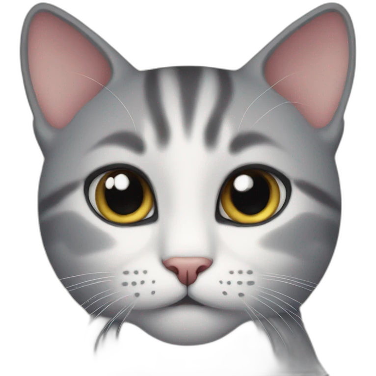 Cat stare at you emoji