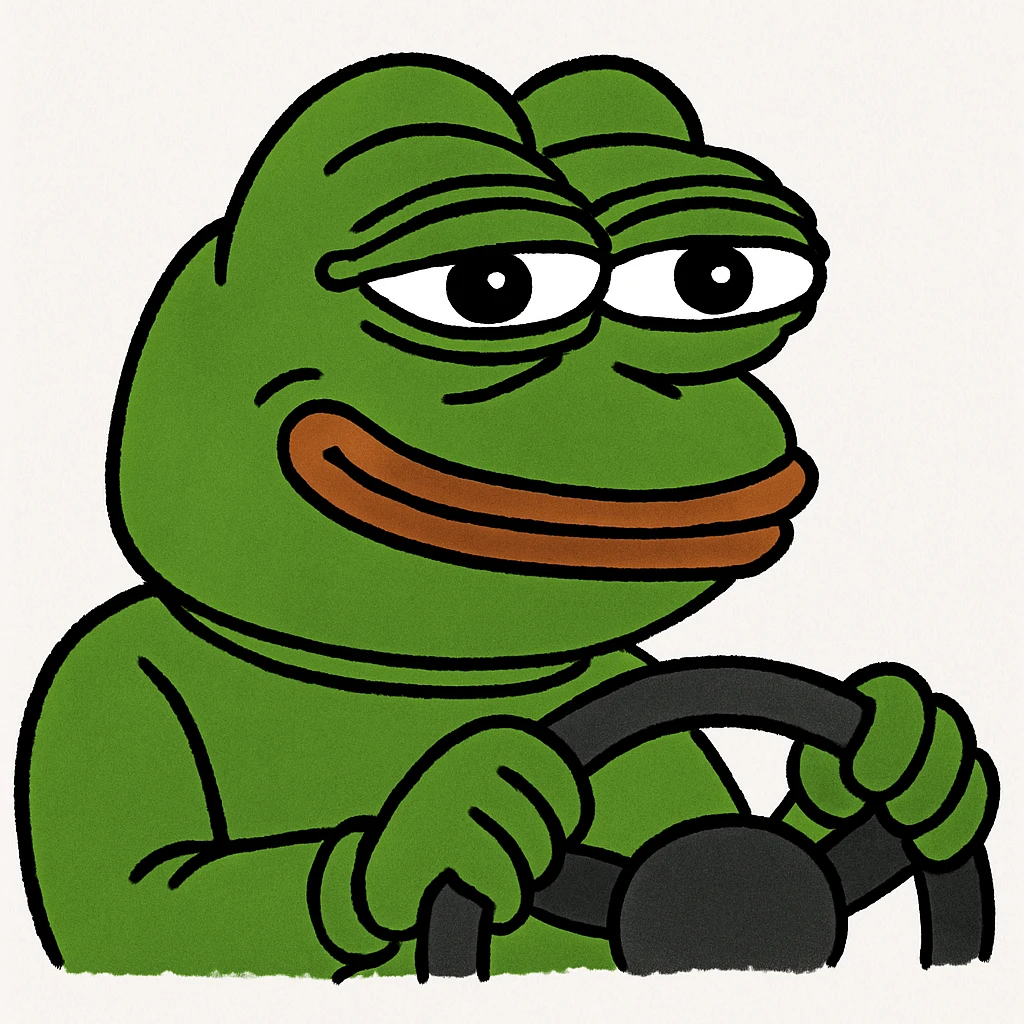person driving a car emoji