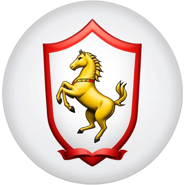 logo de escudería ferrari emoji