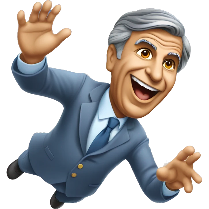 Ratan tata flying in sky emoji