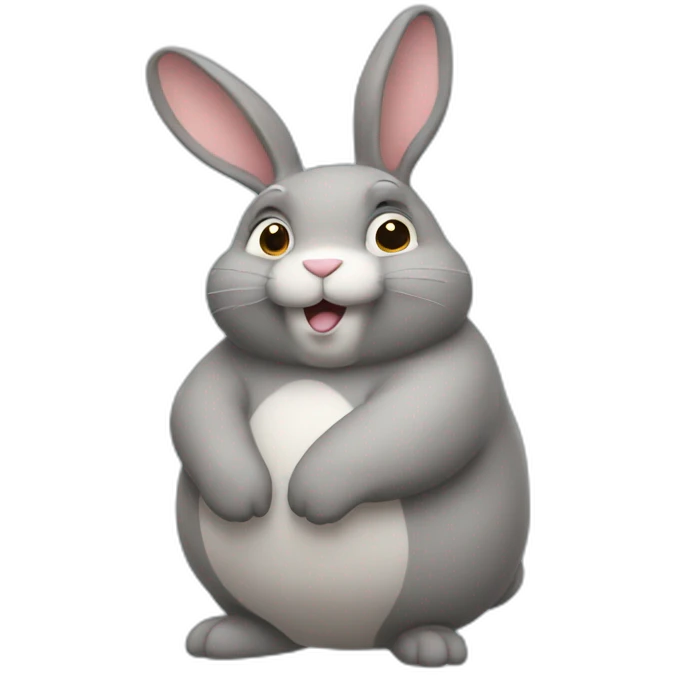 big chungus, fat bunny emoji