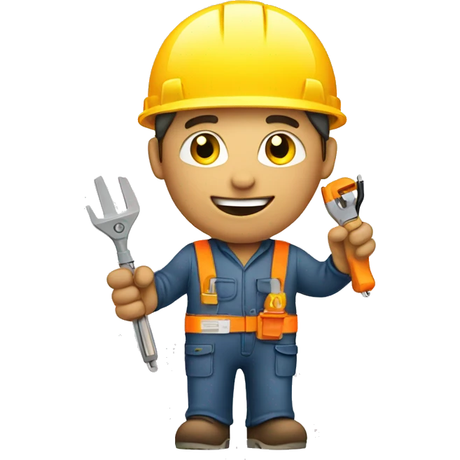 electrician with screwdriver emoji