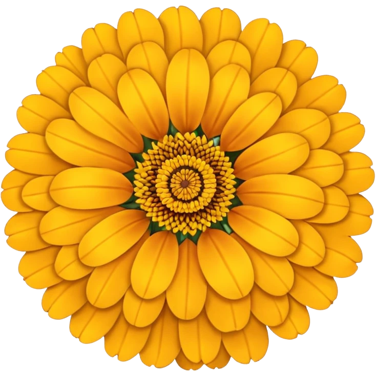 Yellow marigold icon emoji