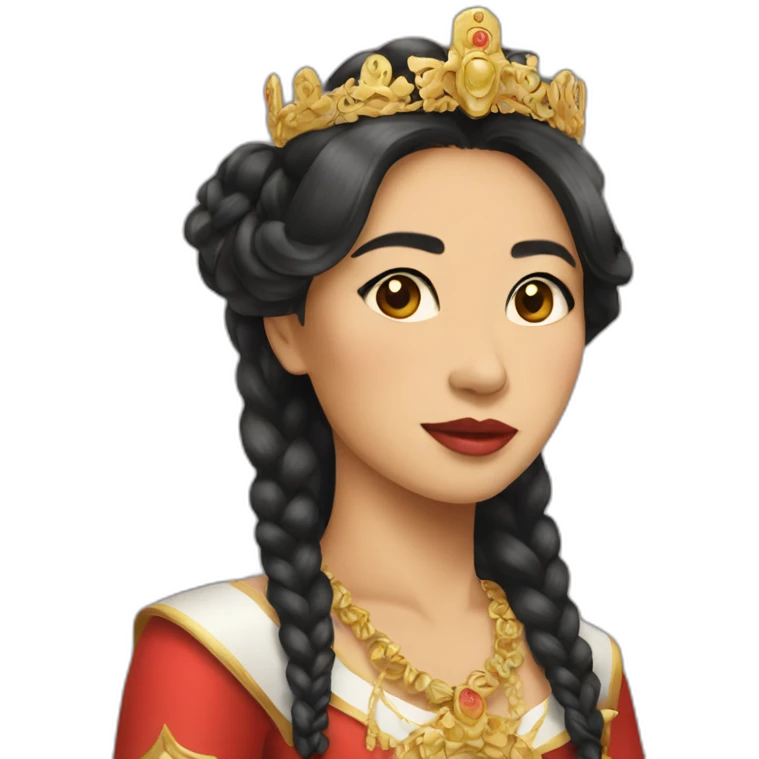 Bugis queen emoji