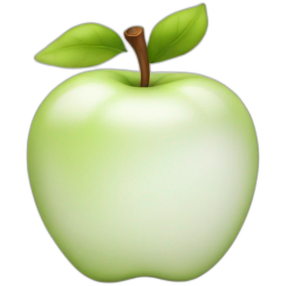 elegant apple emoji