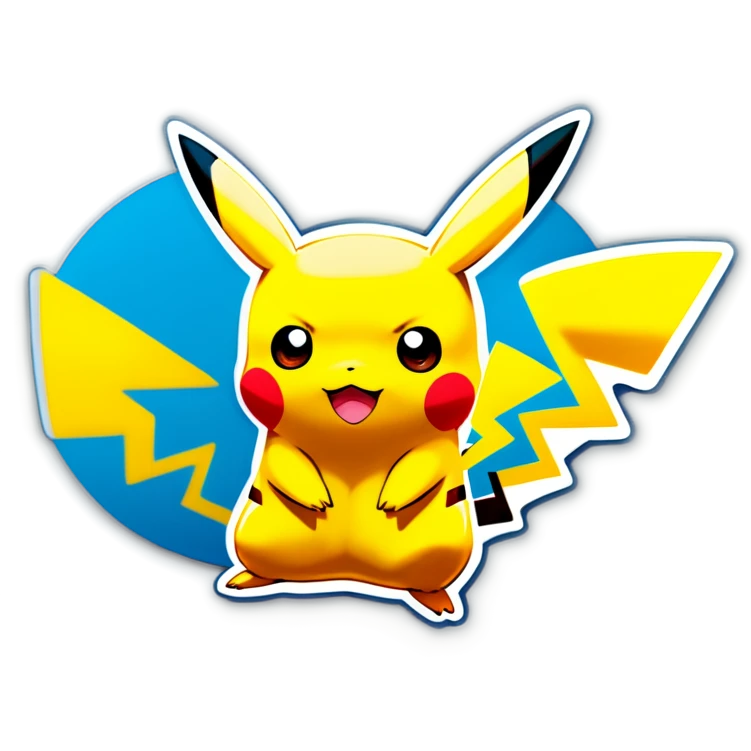 Pikachu loves  emoji
