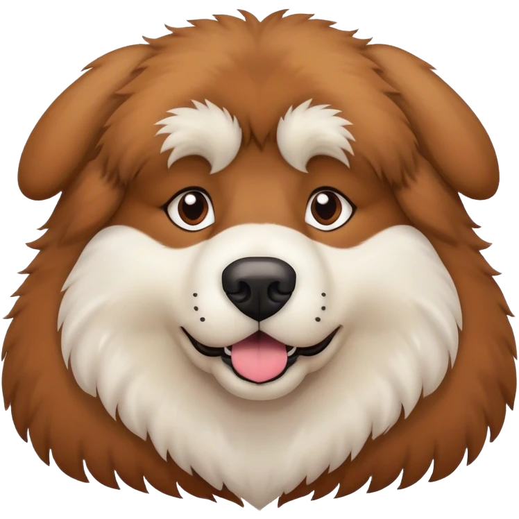 Big fluffy dog emoji