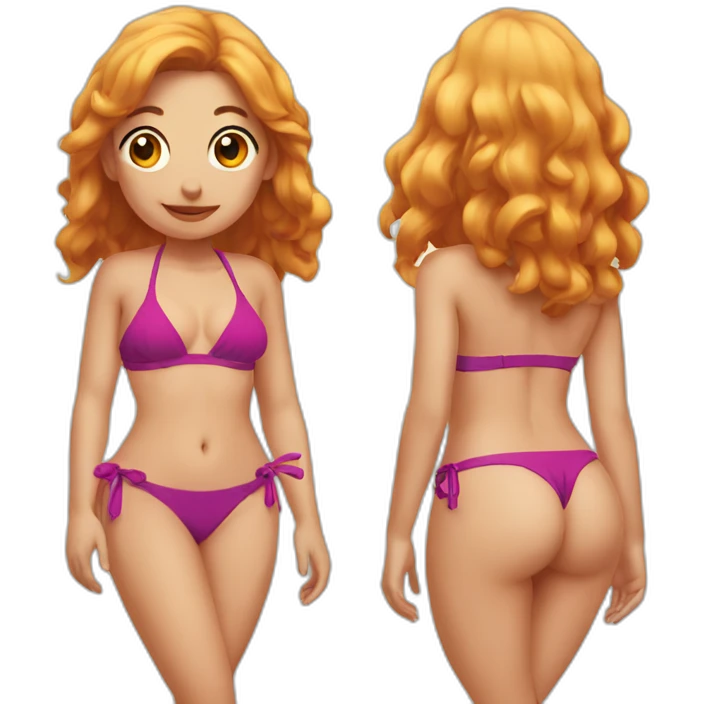 cochinita en bikini emoji