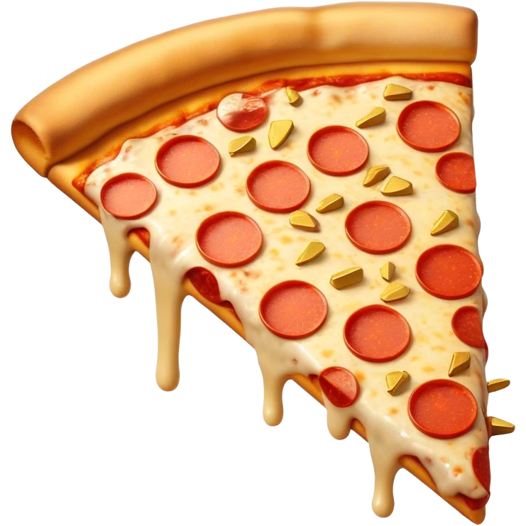 Pizza with gold bars emoji