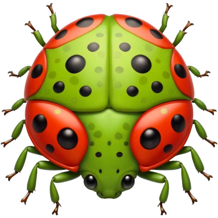 lime cute lady bug emoji