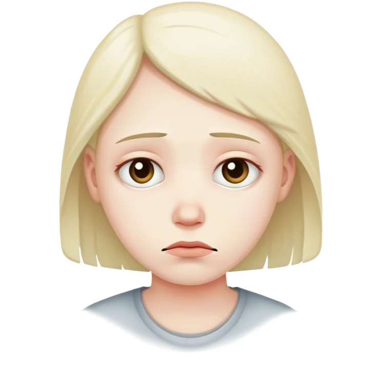 Ein sehr trauriger mensch emoji