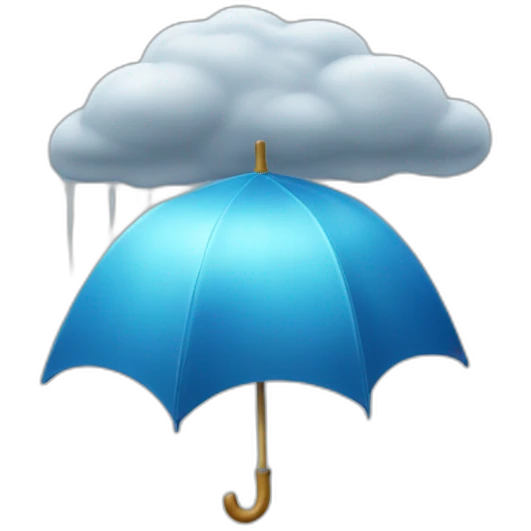 Pluie emoji