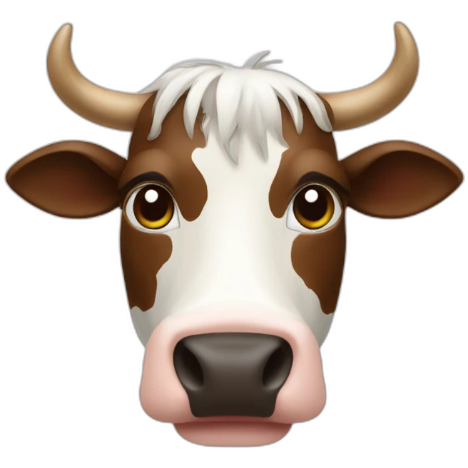 Vache énorme emoji