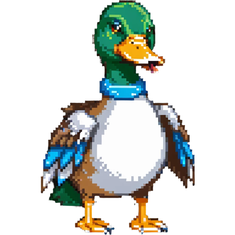 mallard duck holding duct tape emoji