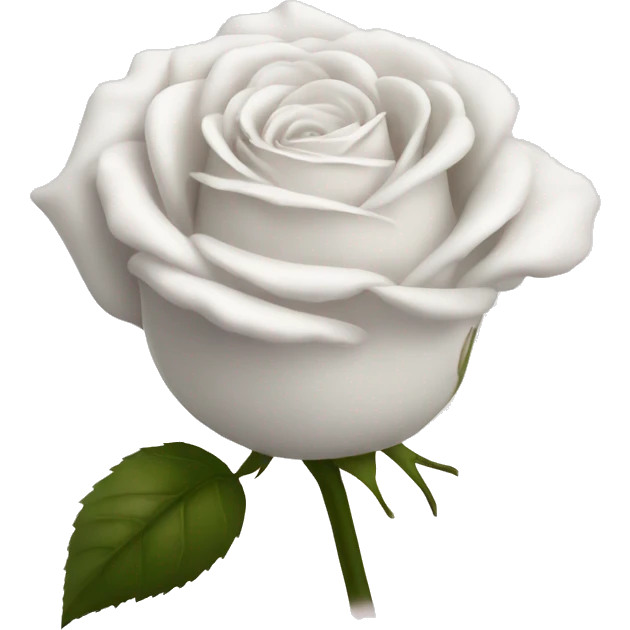 Rose blanche emoji
