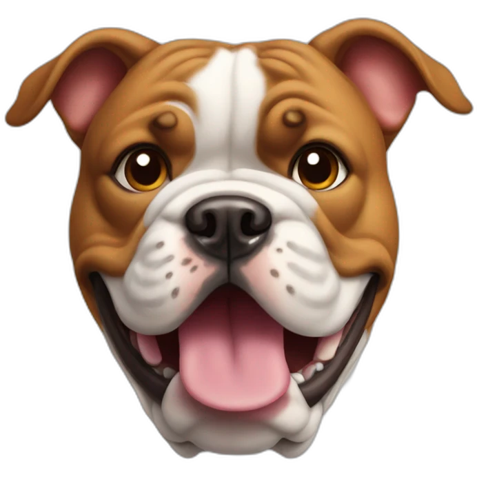 Bull dog emoji