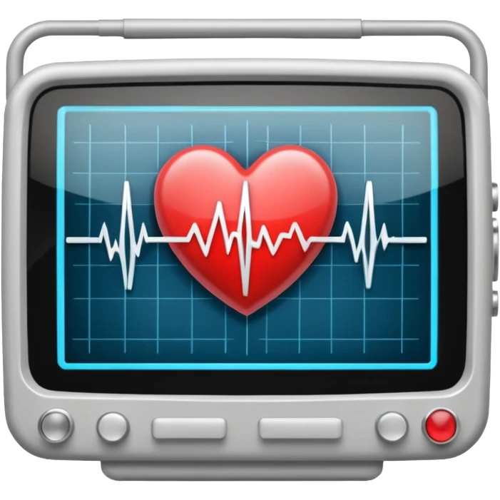 EKG on camera view window emoji
