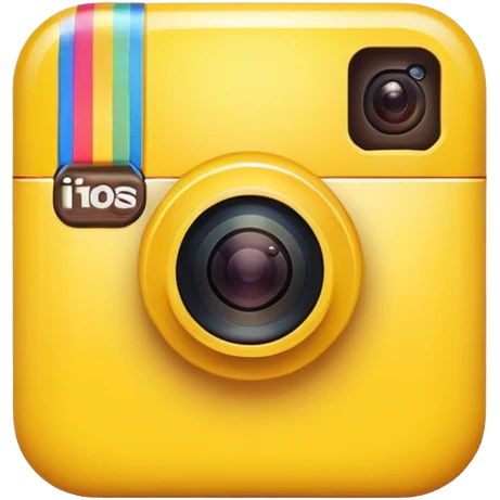 yellow icon instagram emoji