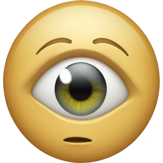 De olho  emoji