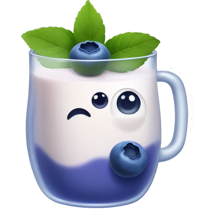 blueberry milk emoji