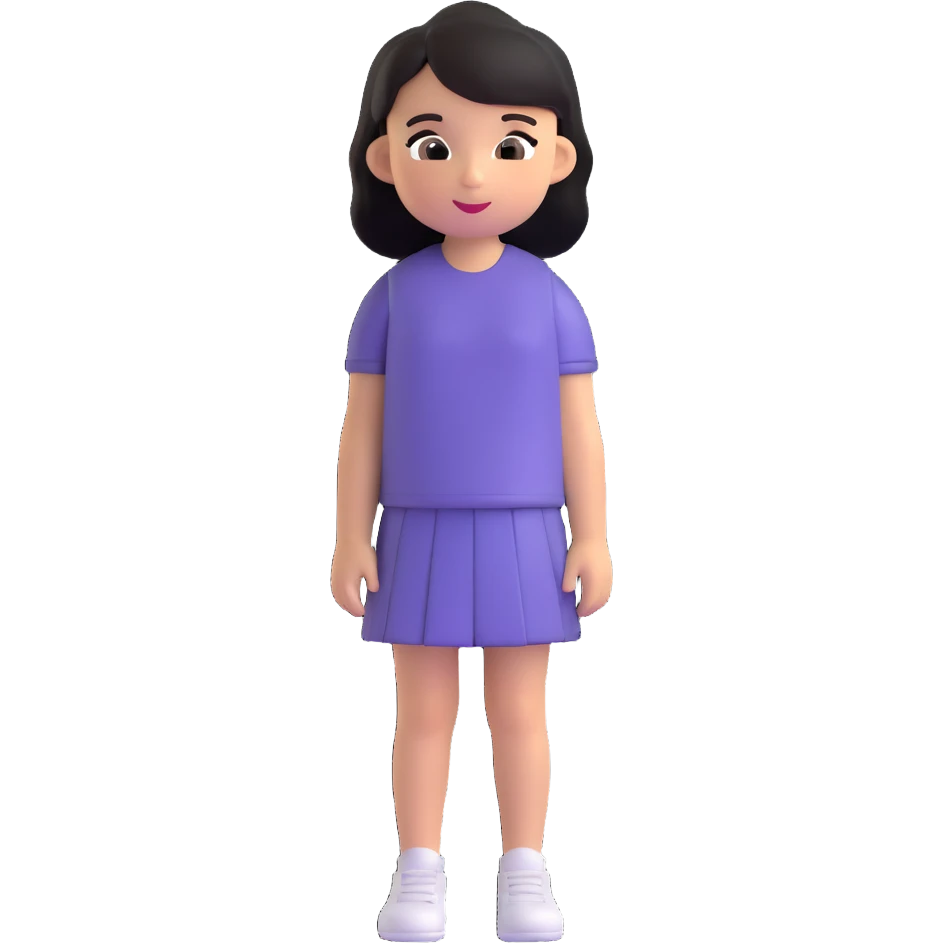 demure girl emoji
