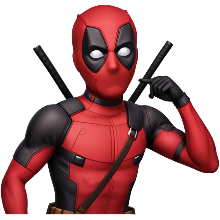 Shocked Deadpool d Deadpool  emoji