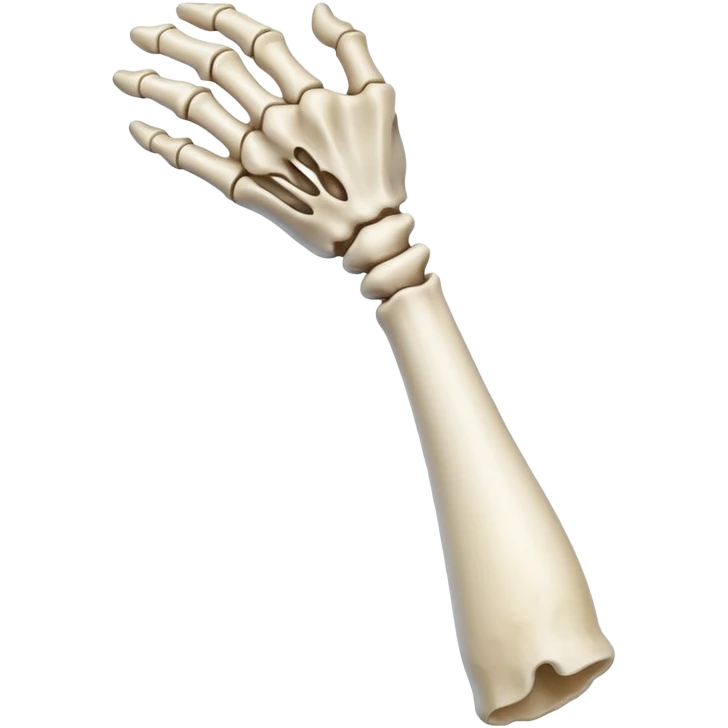 singular arm bone emoji