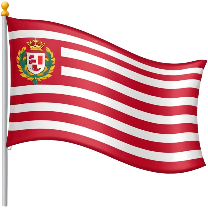Emoji de la bandera de Málaga, Santander  emoji