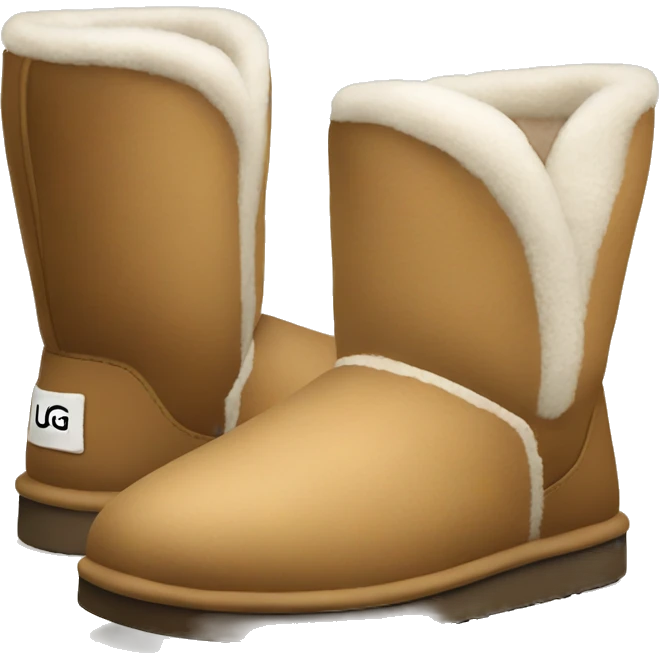 Ugg boot slippers emoji