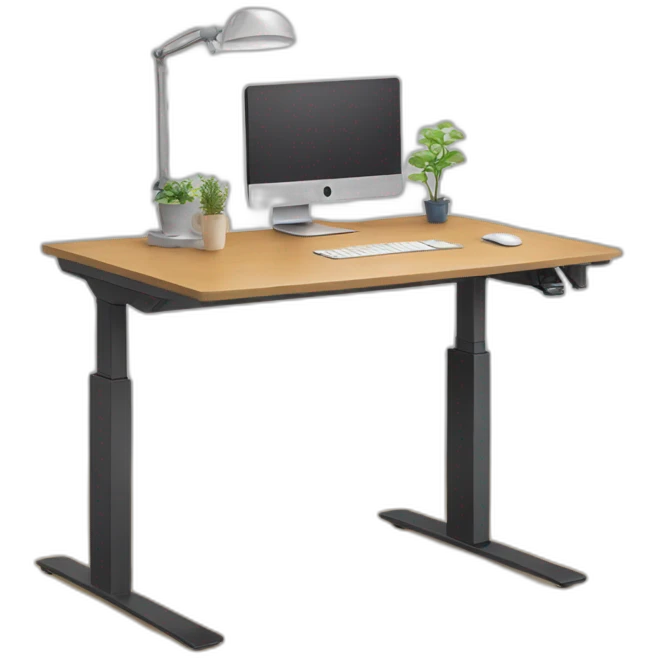 Sit/stand desk emoji