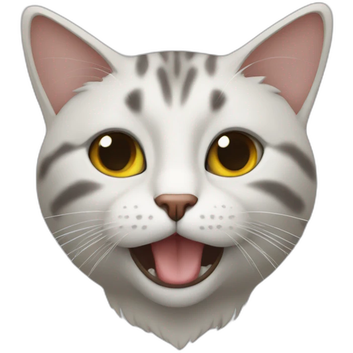 yemek yiyen kedi emoji