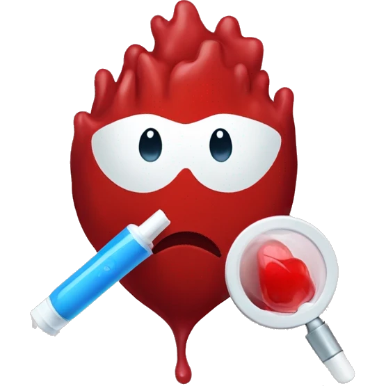 Diabetes blood awareness emoji